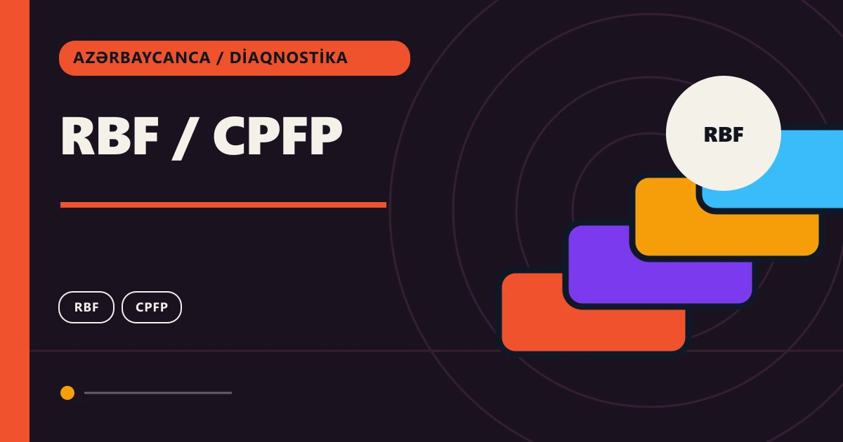 RBF / CPFP: zəncirüstü köçürmə üzrə diaqnostika mövzu illüstrasiyası