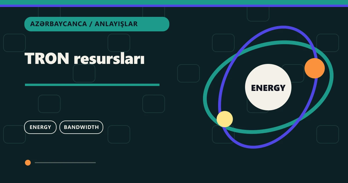 TRON resursları: zəncirüstü köçürmə üzrə anlayışlar mövzu illüstrasiyası